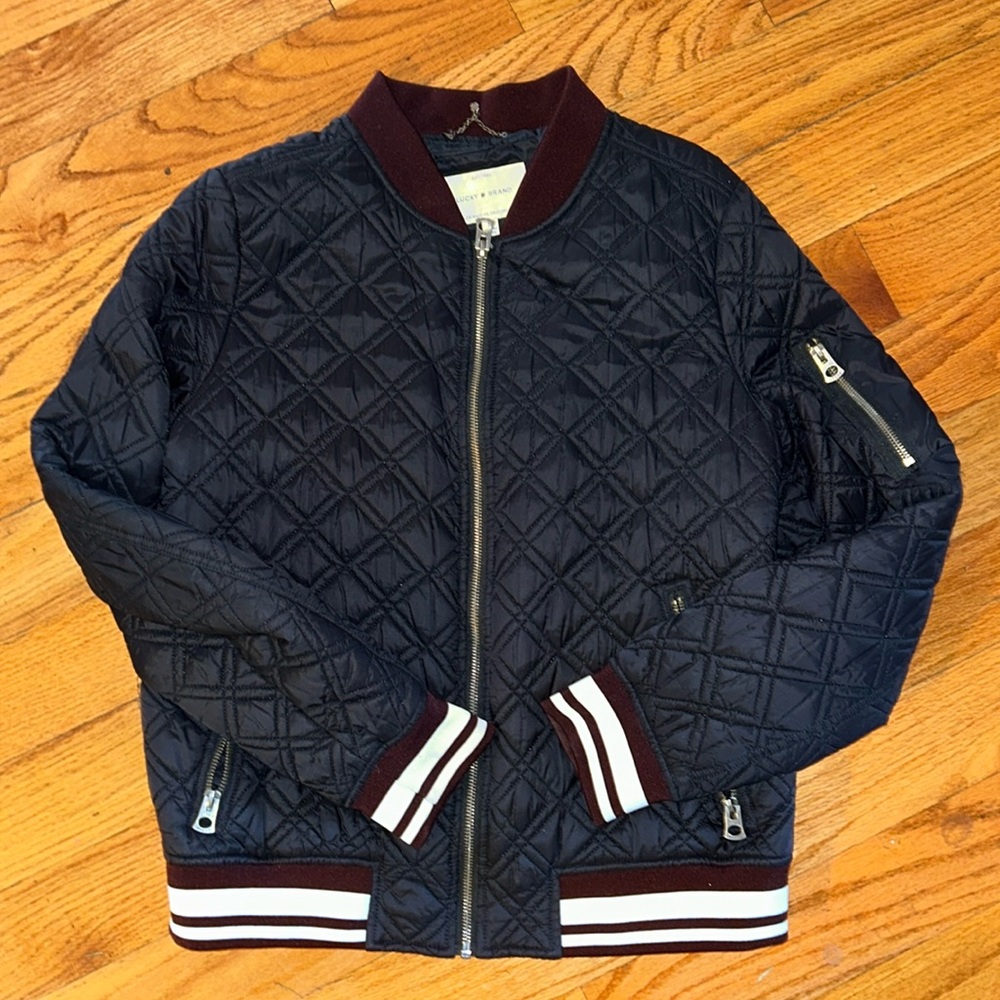 Lucky quilted bomber jacket